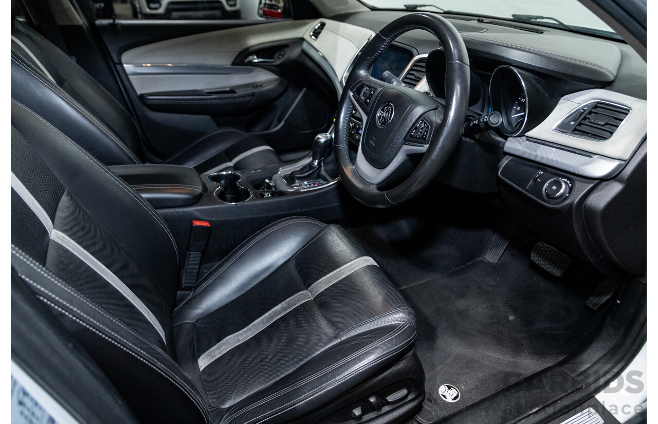 5/2014 Holden Calais VF 4d Sedan Heron White V6 3.6L