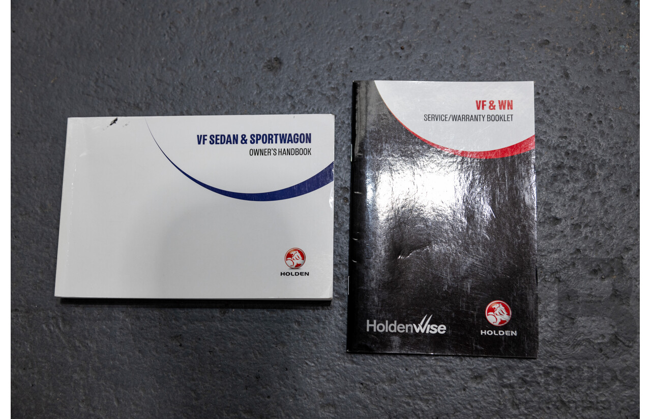 5/2014 Holden Calais VF 4d Sedan Heron White V6 3.6L