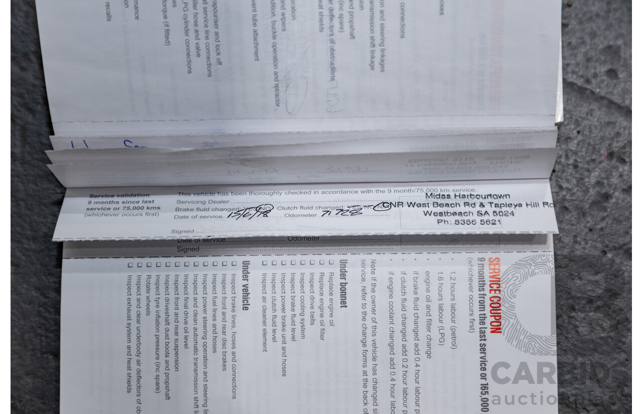 5/2014 Holden Calais VF 4d Sedan Heron White V6 3.6L