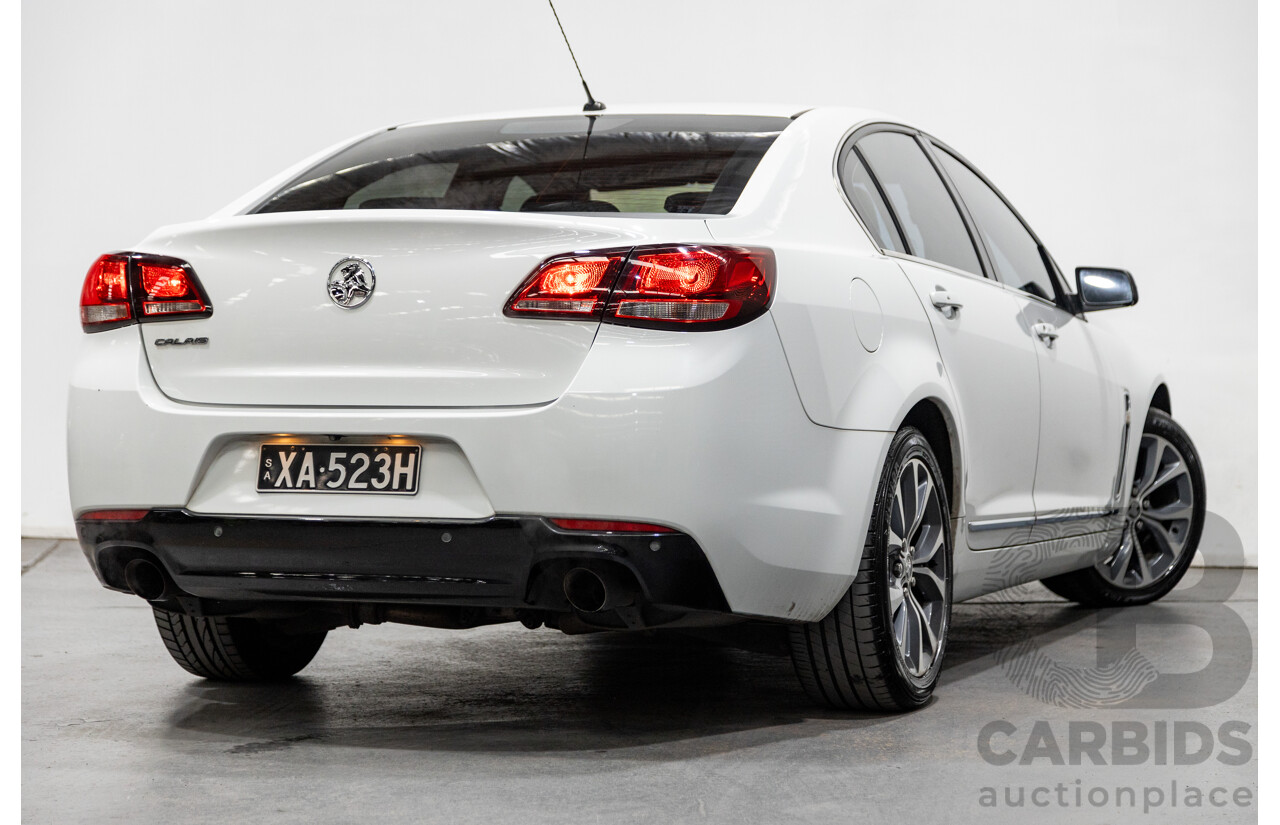5/2014 Holden Calais VF 4d Sedan Heron White V6 3.6L