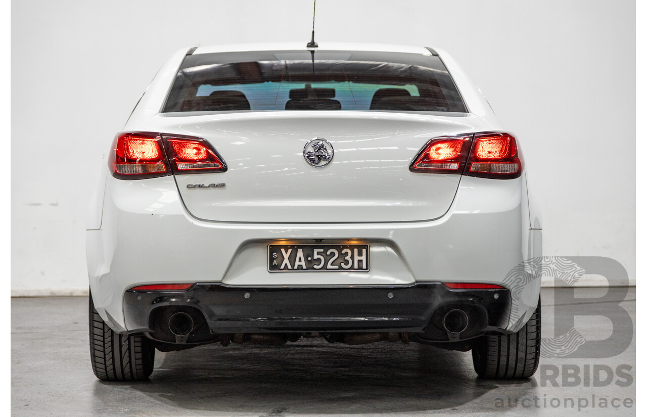 5/2014 Holden Calais VF 4d Sedan Heron White V6 3.6L