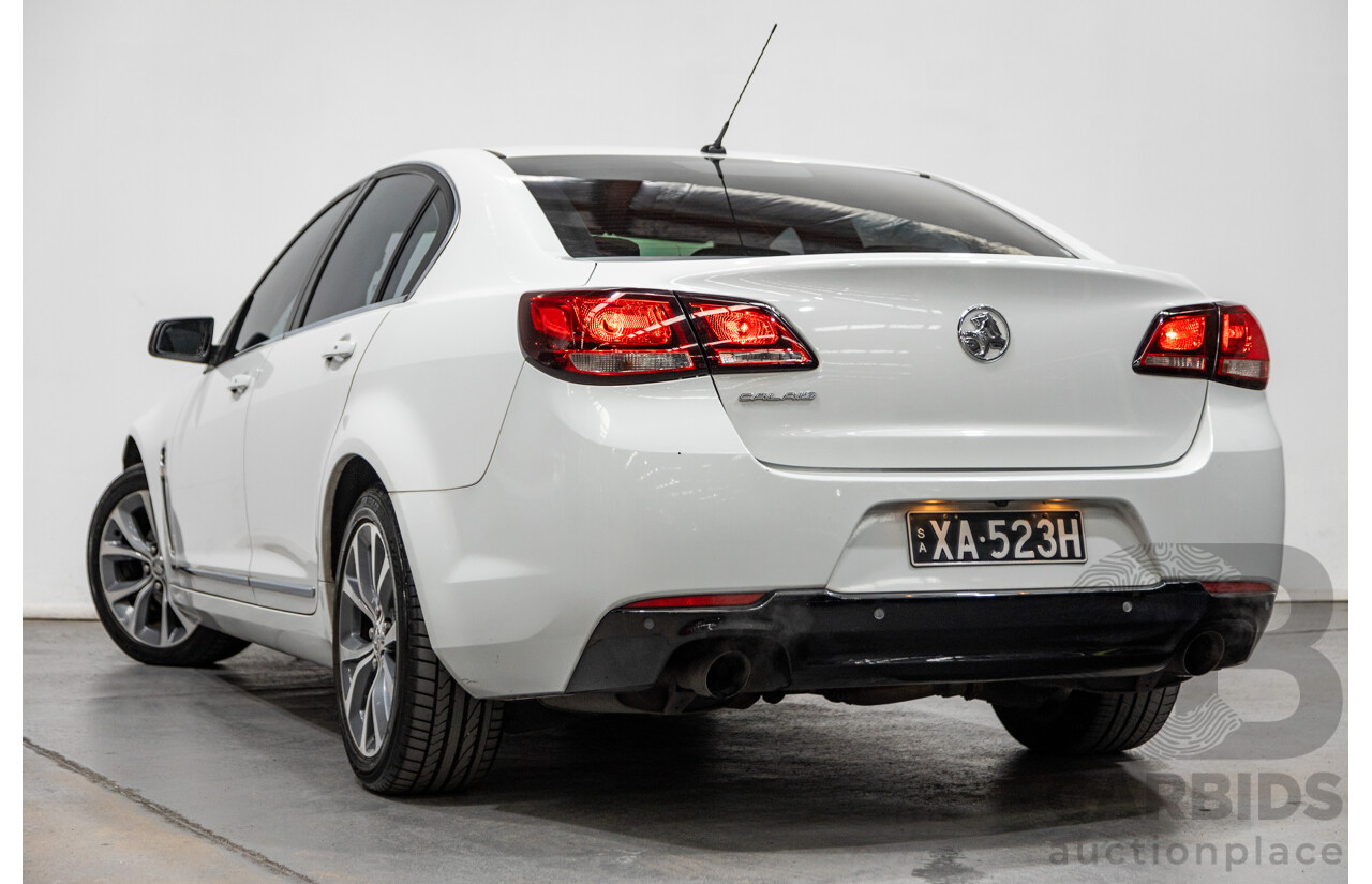 5/2014 Holden Calais VF 4d Sedan Heron White V6 3.6L
