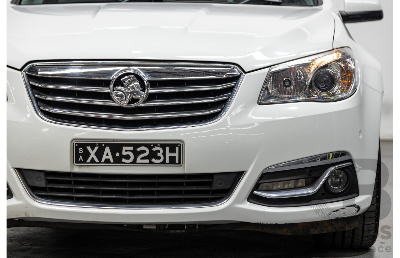 5/2014 Holden Calais VF 4d Sedan Heron White V6 3.6L