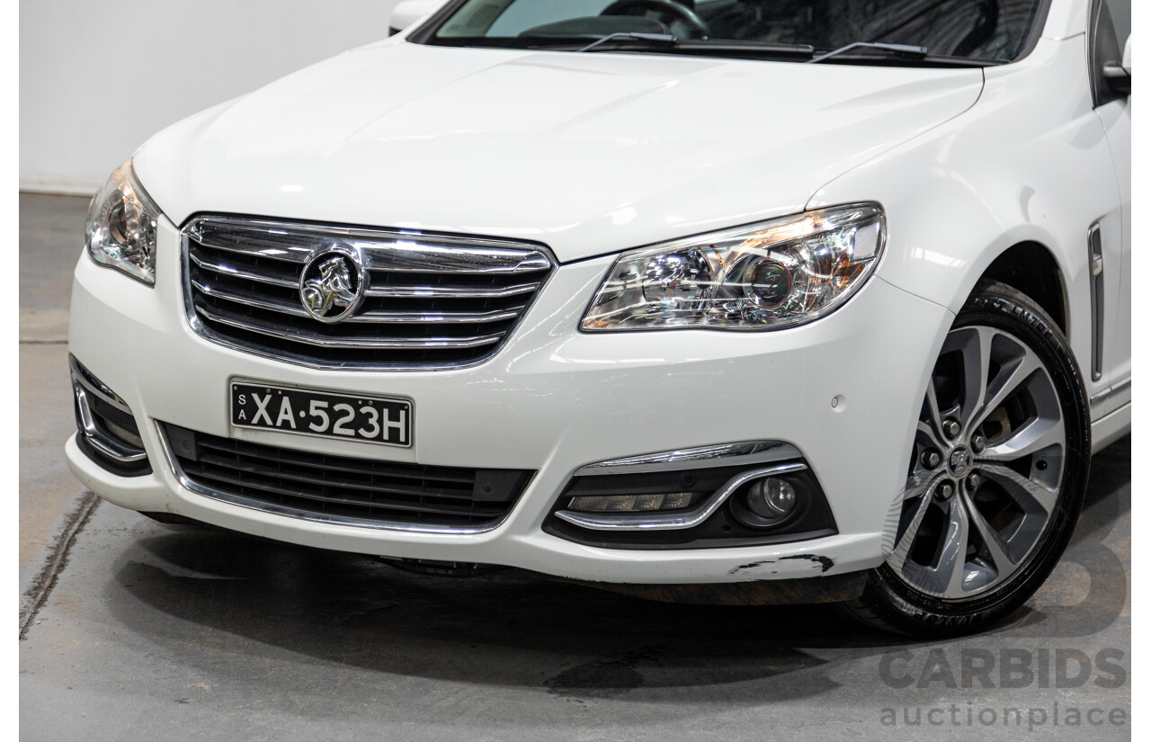 5/2014 Holden Calais VF 4d Sedan Heron White V6 3.6L