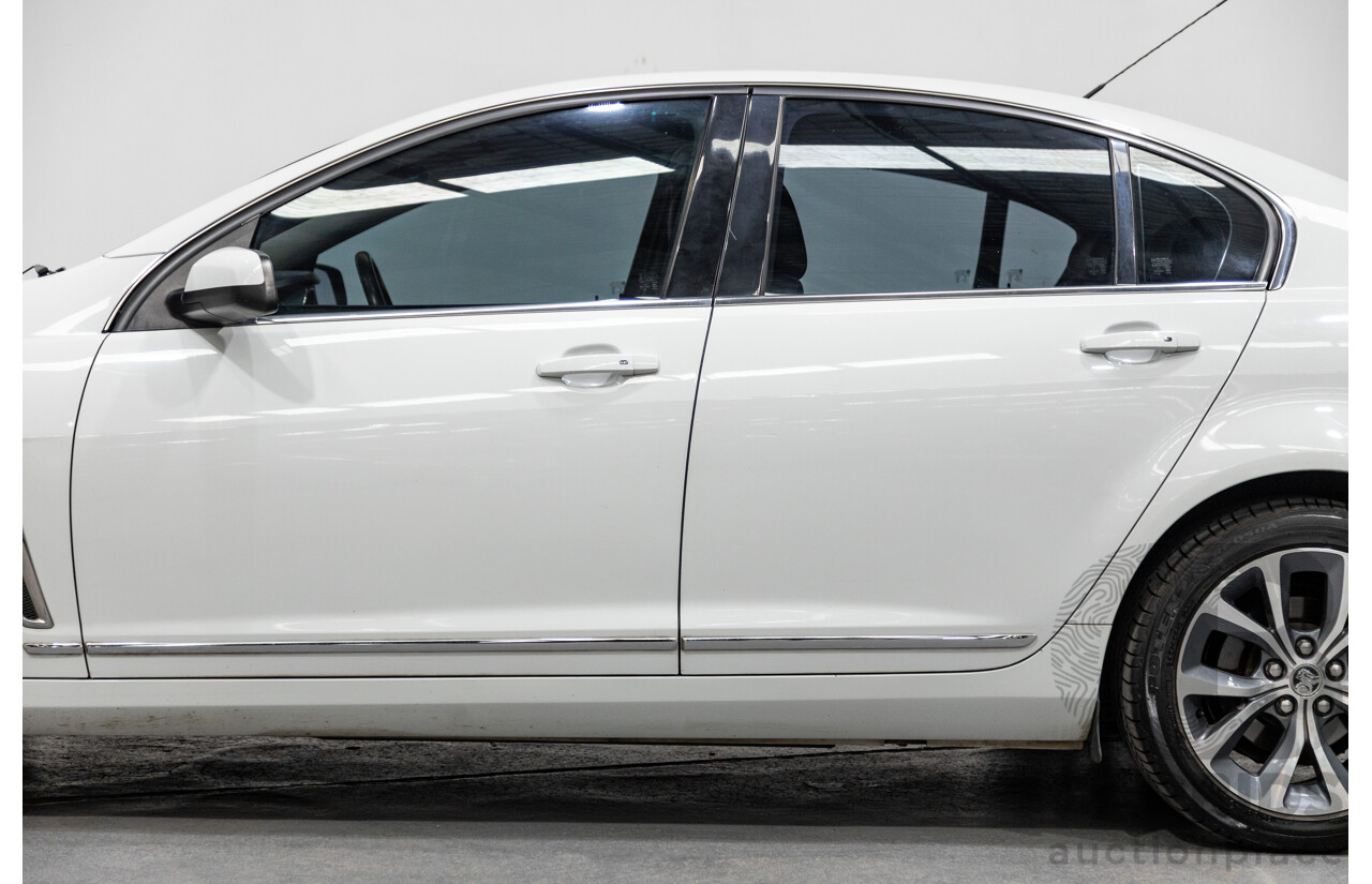 5/2014 Holden Calais VF 4d Sedan Heron White V6 3.6L
