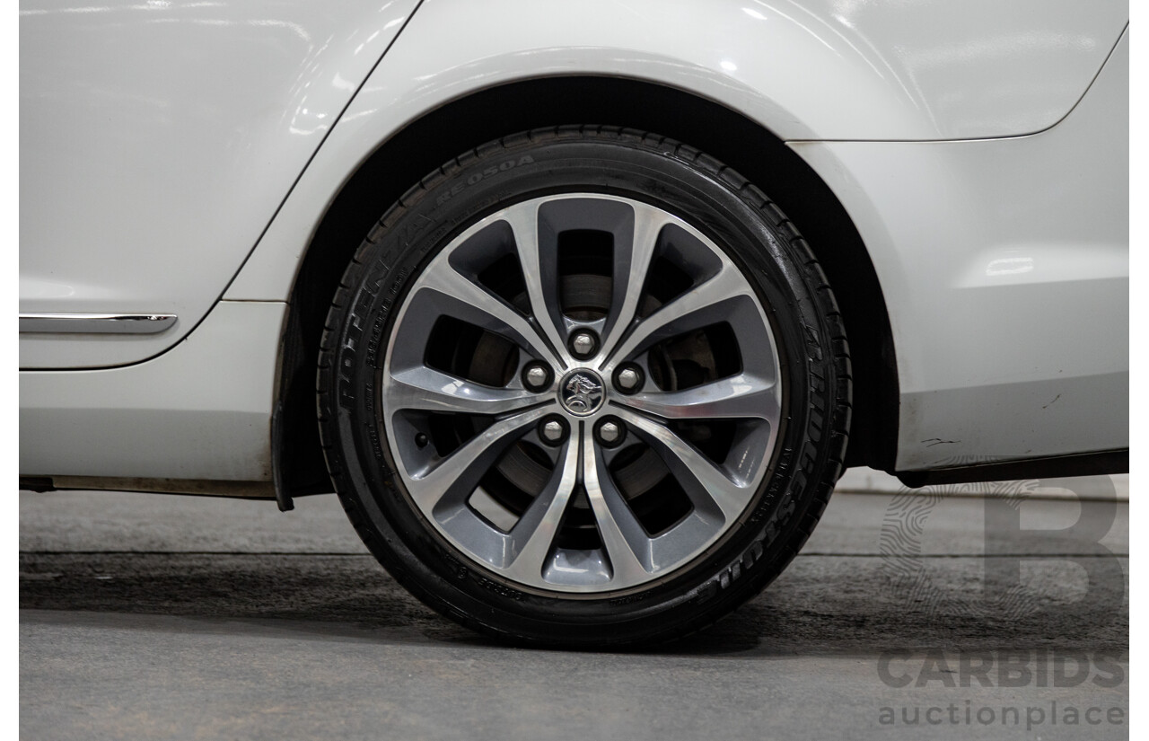 5/2014 Holden Calais VF 4d Sedan Heron White V6 3.6L