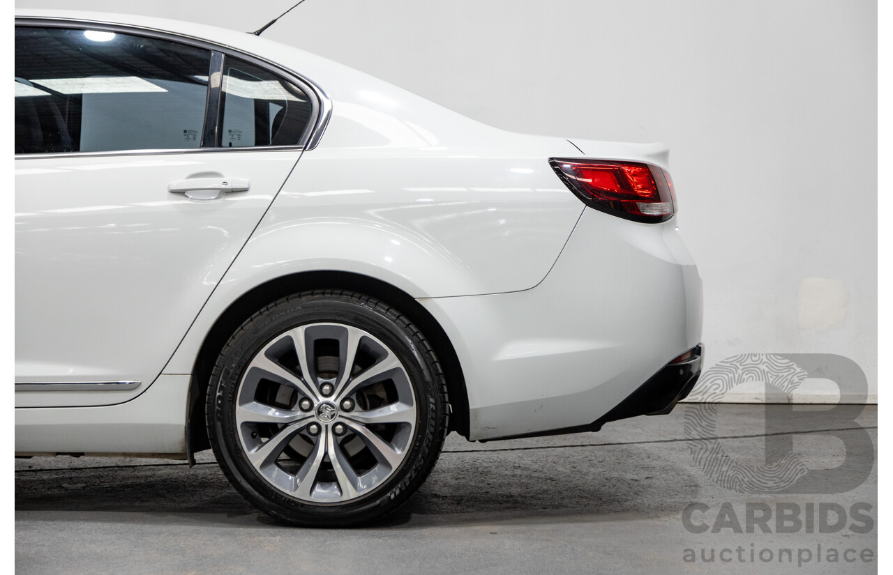 5/2014 Holden Calais VF 4d Sedan Heron White V6 3.6L