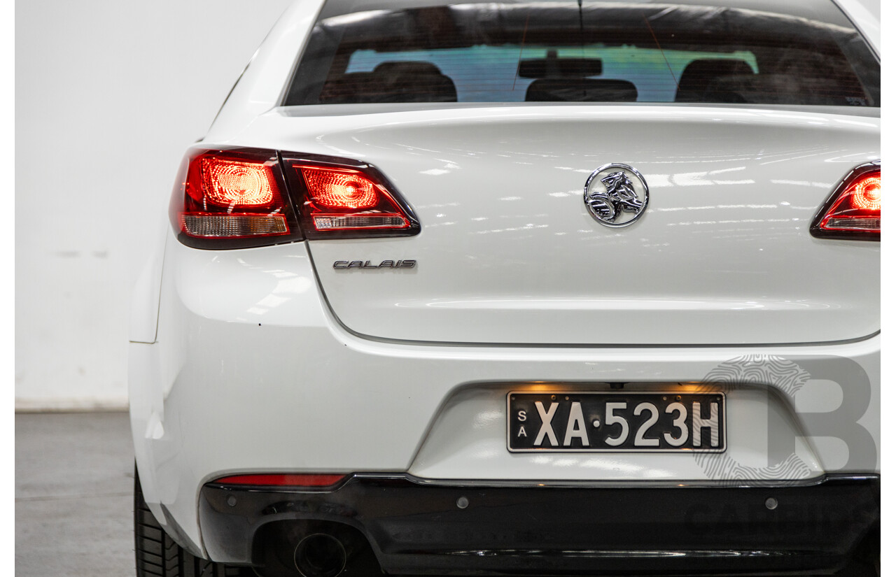 5/2014 Holden Calais VF 4d Sedan Heron White V6 3.6L