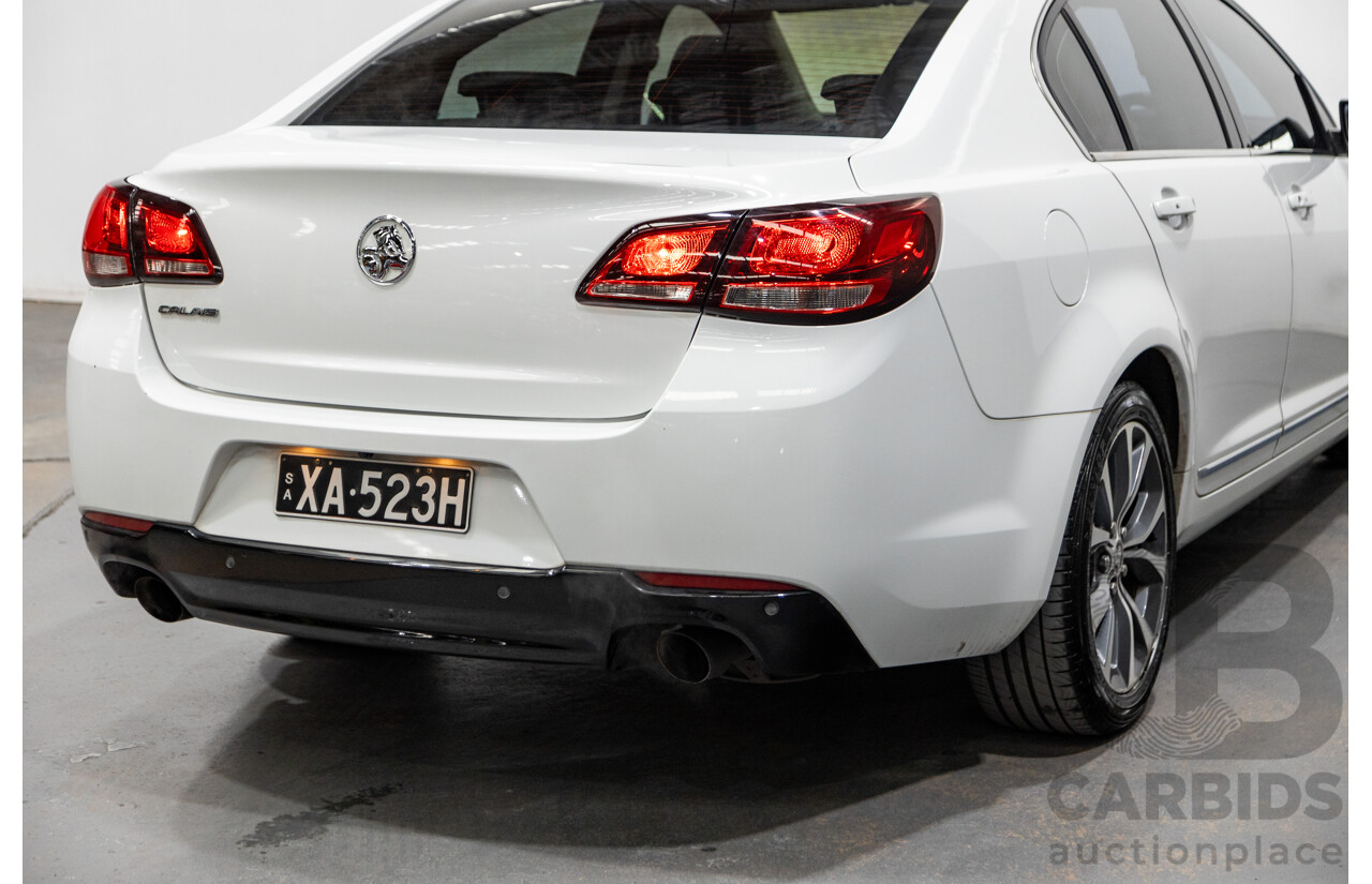 5/2014 Holden Calais VF 4d Sedan Heron White V6 3.6L