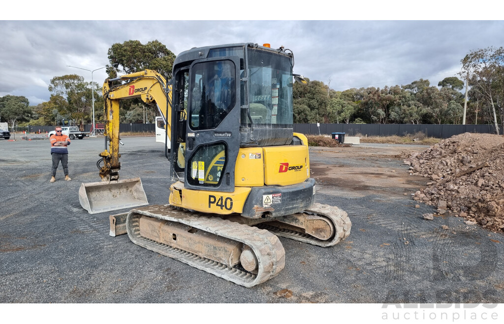 Komatsu PC45MR-3 4.5T Mini Excavator Diesel 38hp 2.2L