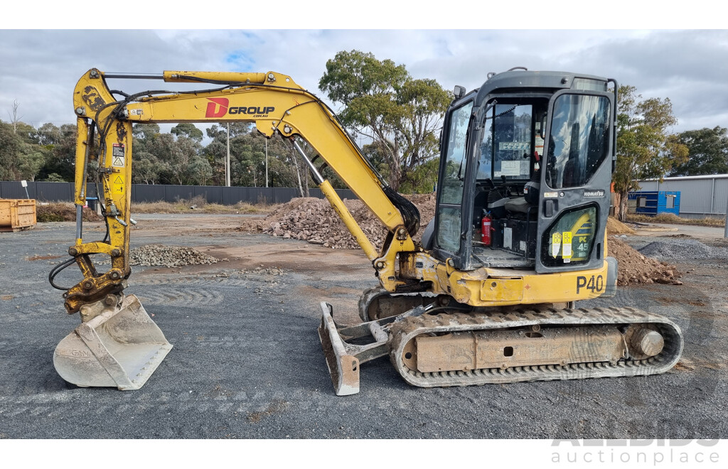 Komatsu PC45MR-3 4.5T Mini Excavator Diesel 38hp 2.2L