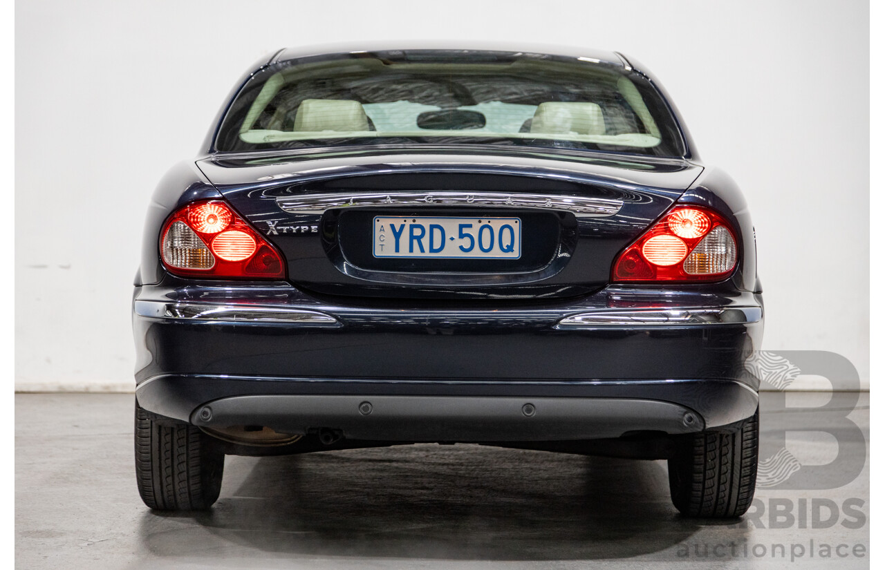 10/2006 Jaguar X Type 2.1 V6 LE MY06 4d Sedan Indigo Blue Metallic V6 2.1L