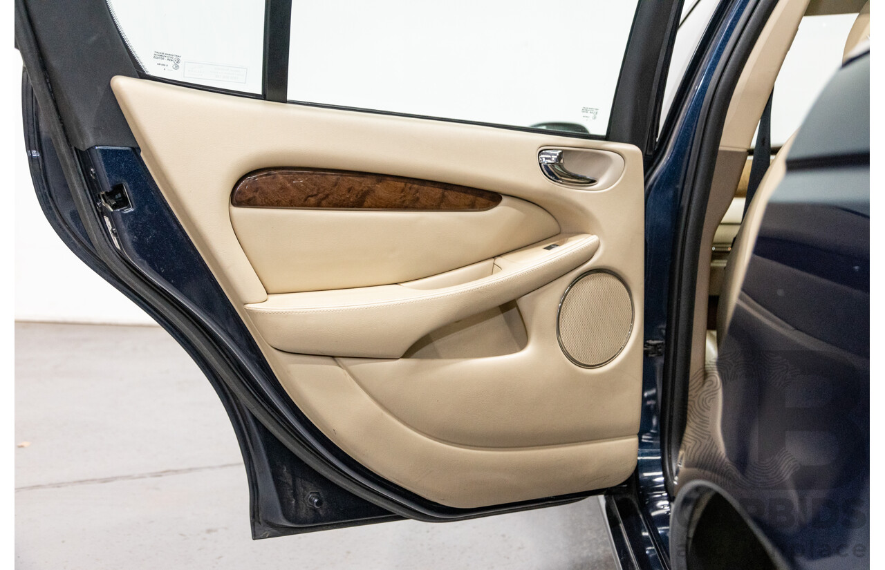 10/2006 Jaguar X Type 2.1 V6 LE MY06 4d Sedan Indigo Blue Metallic V6 2.1L