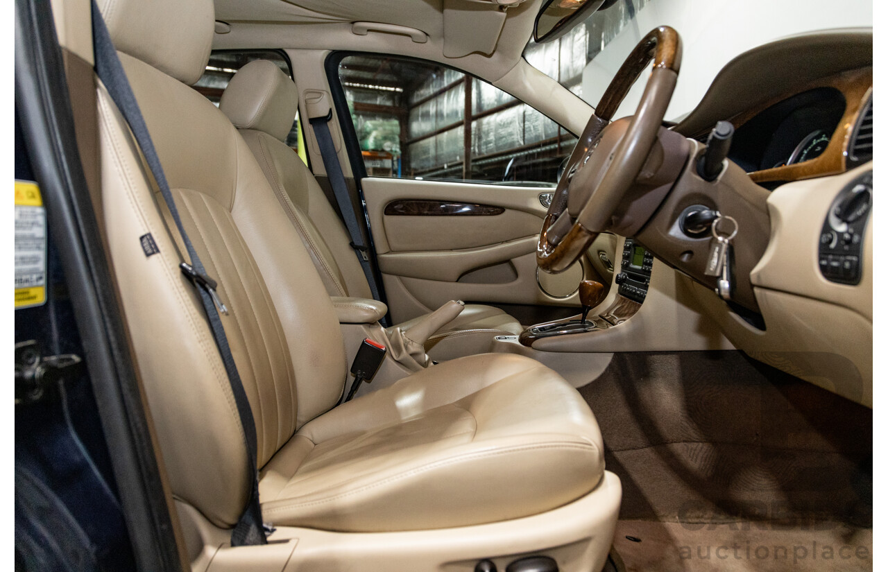 10/2006 Jaguar X Type 2.1 V6 LE MY06 4d Sedan Indigo Blue Metallic V6 2.1L