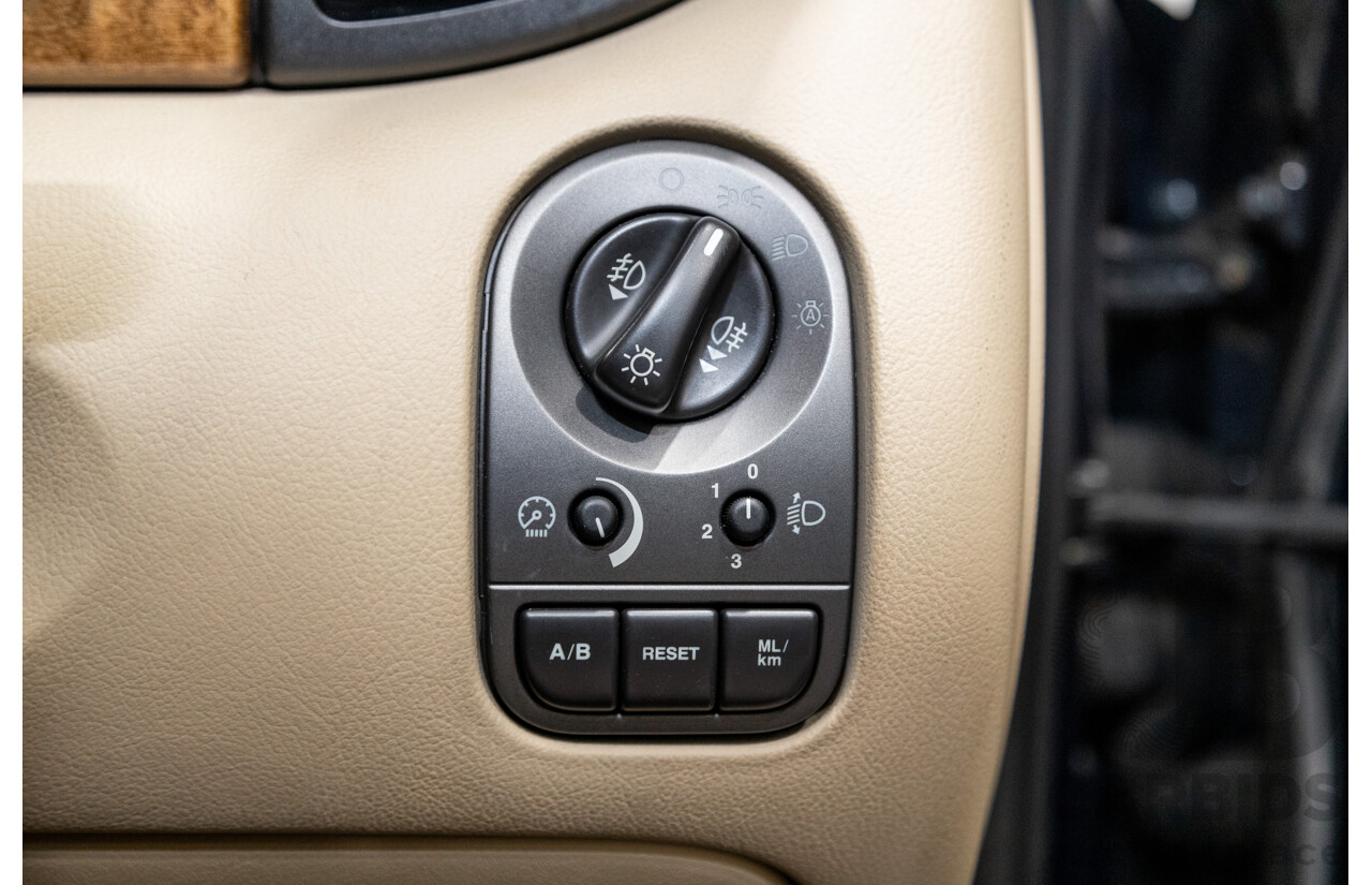 10/2006 Jaguar X Type 2.1 V6 LE MY06 4d Sedan Indigo Blue Metallic V6 2.1L