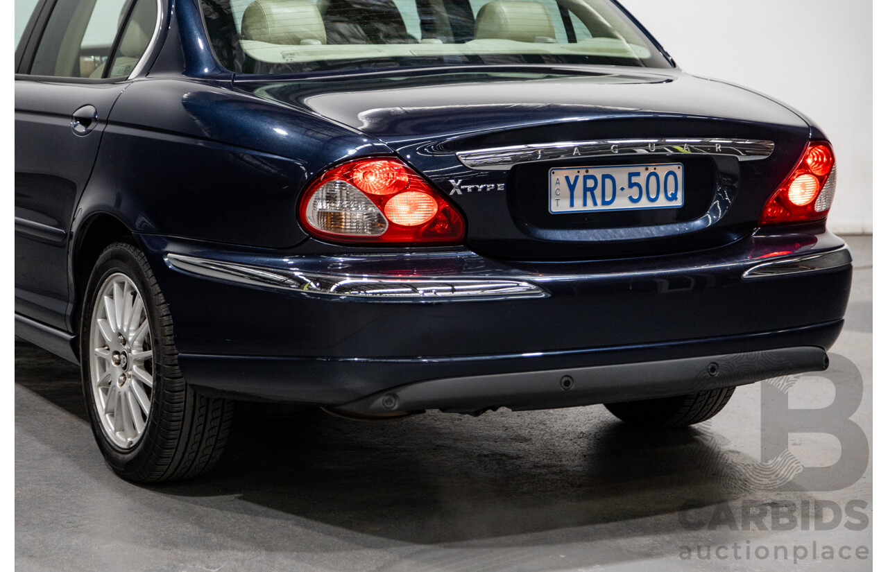 10/2006 Jaguar X Type 2.1 V6 LE MY06 4d Sedan Indigo Blue Metallic V6 2.1L