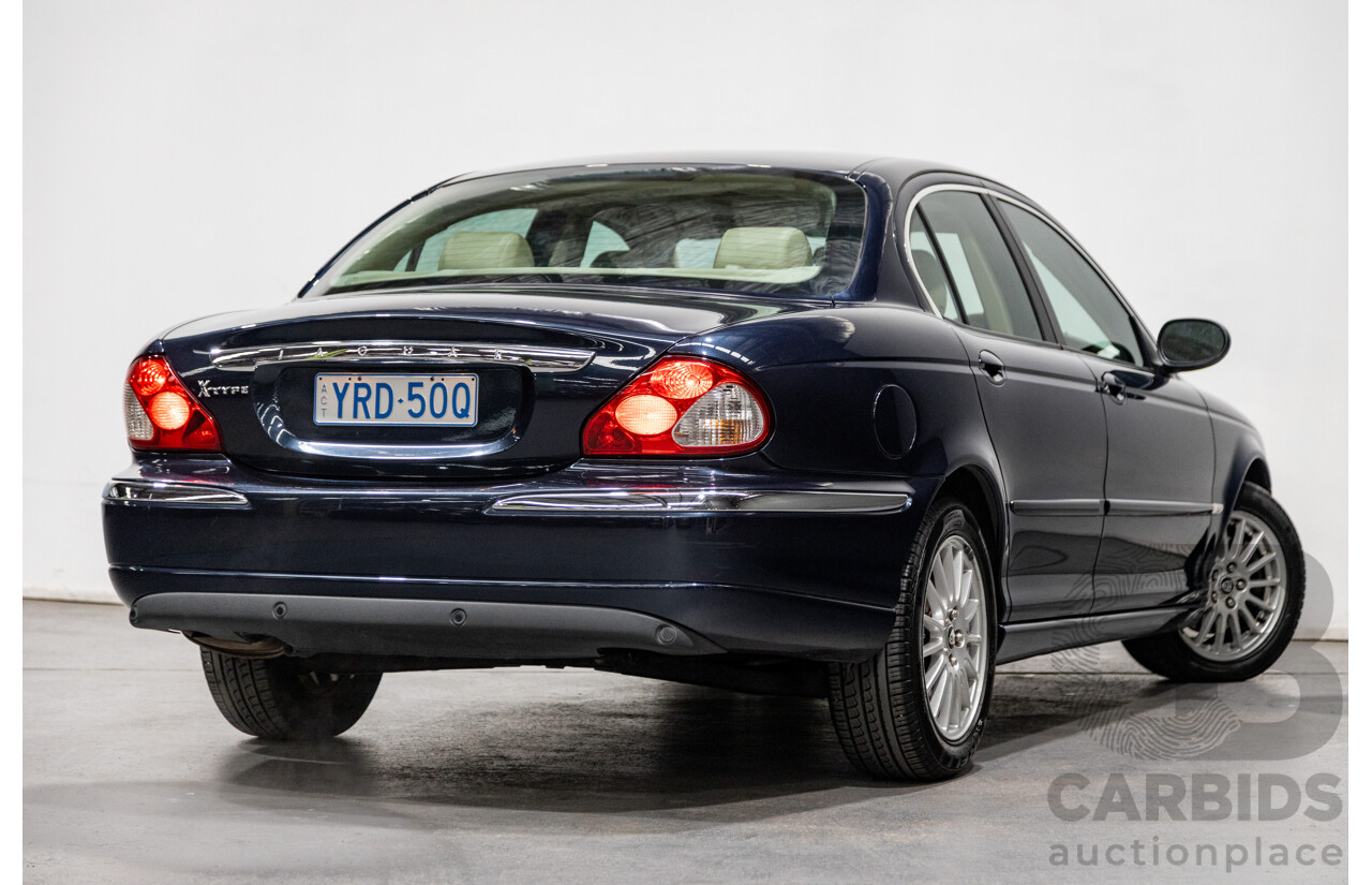 10/2006 Jaguar X Type 2.1 V6 LE MY06 4d Sedan Indigo Blue Metallic V6 2.1L