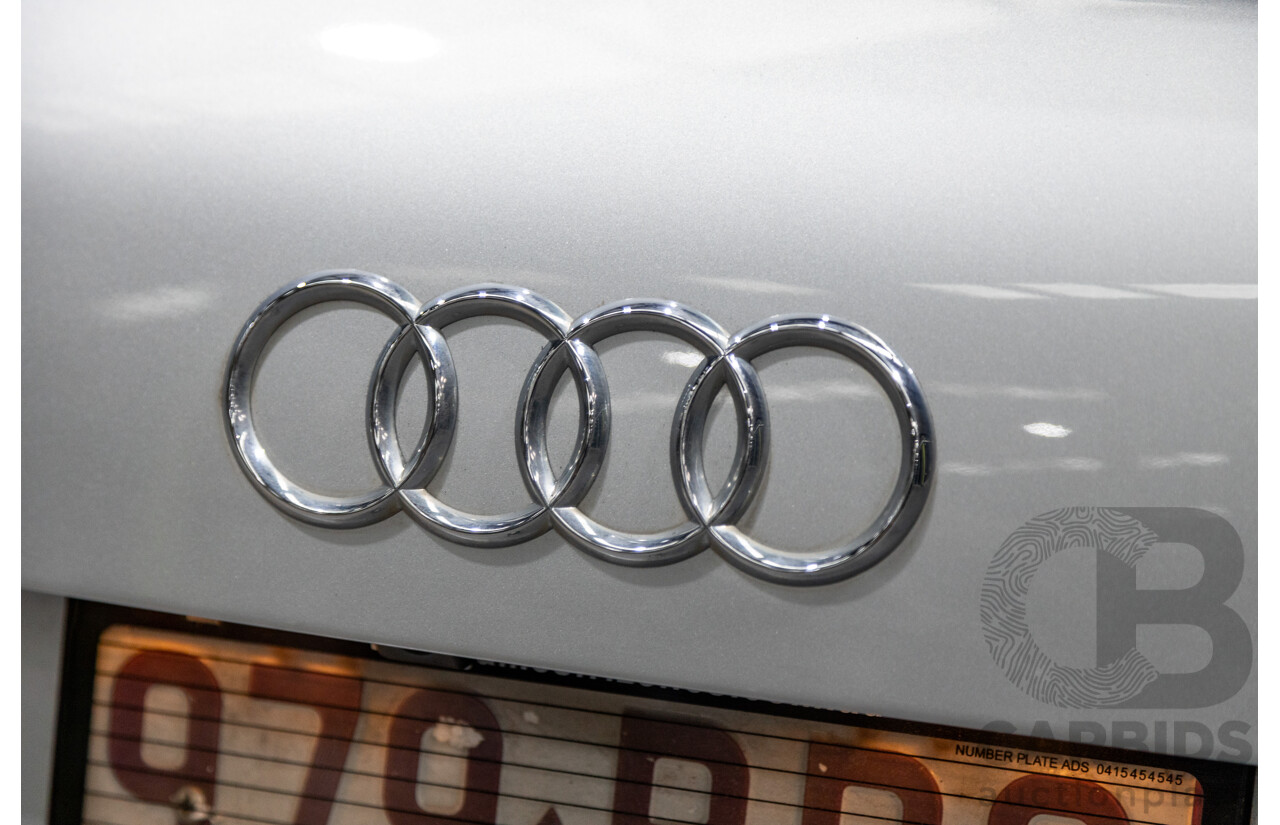 6/2010 Audi Q7 4.2 TDI Quattro (AWD) S-Line Package MY10 Upgrade 4d Wagon Ice Silver Metallic Turbo Diesel V8 4.2L - 7 Seater