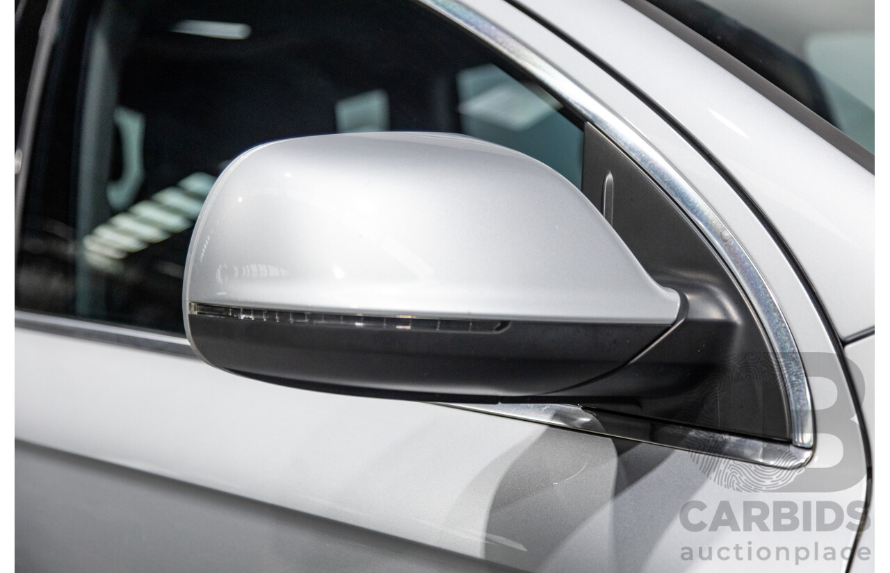 6/2010 Audi Q7 4.2 TDI Quattro (AWD) S-Line Package MY10 Upgrade 4d Wagon Ice Silver Metallic Turbo Diesel V8 4.2L - 7 Seater