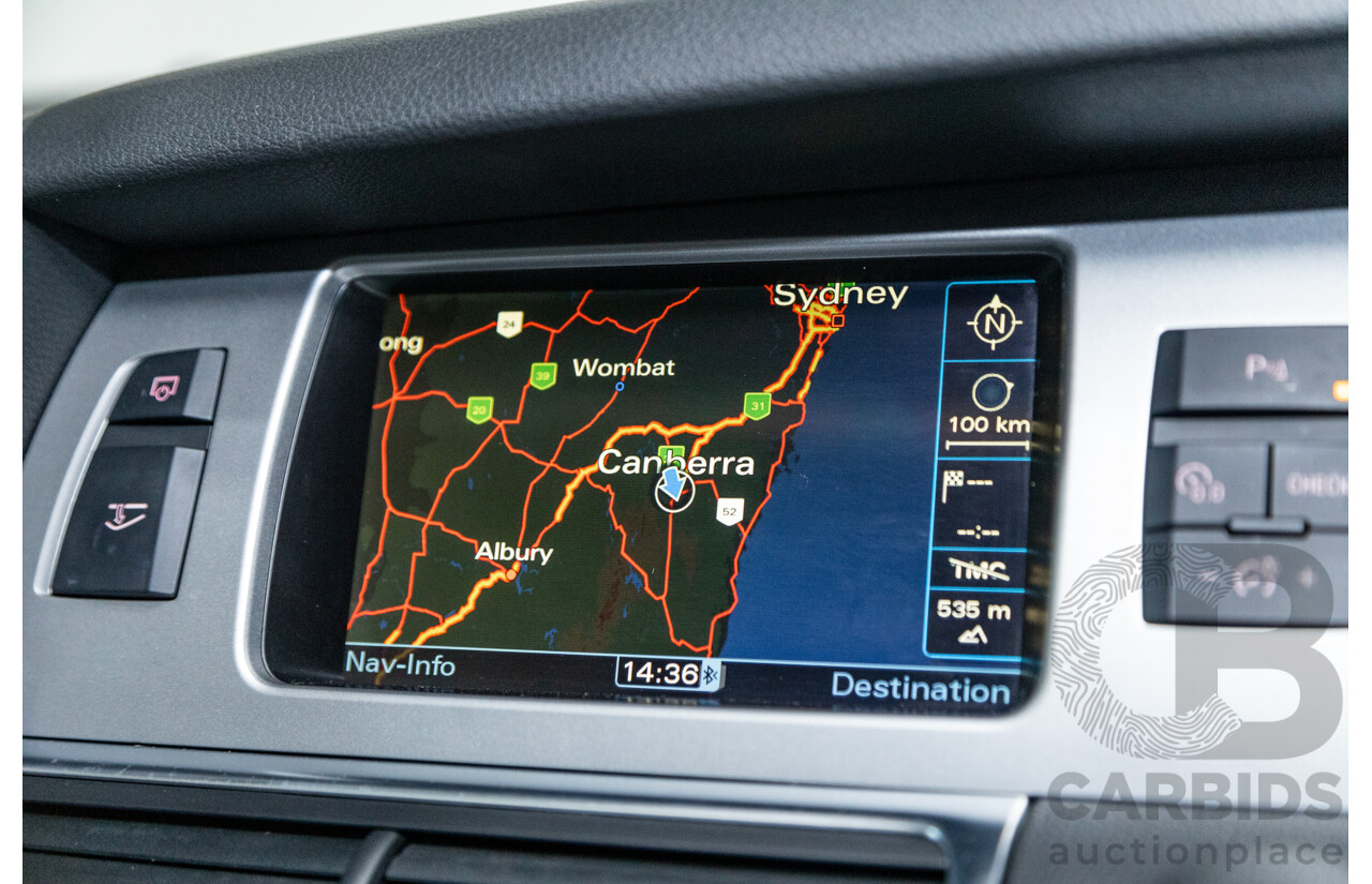 6/2010 Audi Q7 4.2 TDI Quattro (AWD) S-Line Package MY10 Upgrade 4d Wagon Ice Silver Metallic Turbo Diesel V8 4.2L - 7 Seater