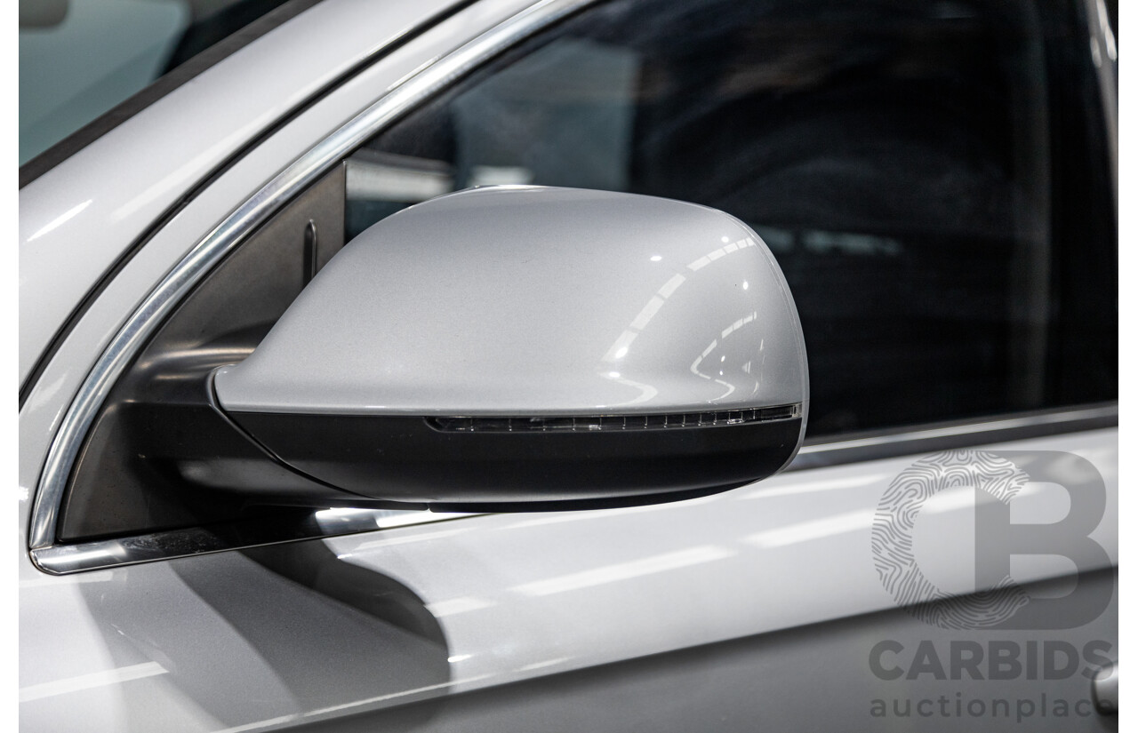 6/2010 Audi Q7 4.2 TDI Quattro (AWD) S-Line Package MY10 Upgrade 4d Wagon Ice Silver Metallic Turbo Diesel V8 4.2L - 7 Seater