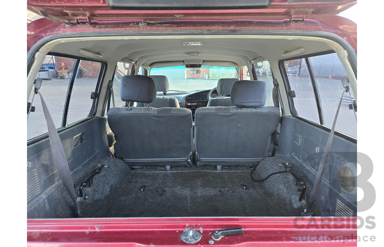10/1994 Toyota Landcruiser GXL (4x4) FZJ80R 4d Wagon Red 4.5L