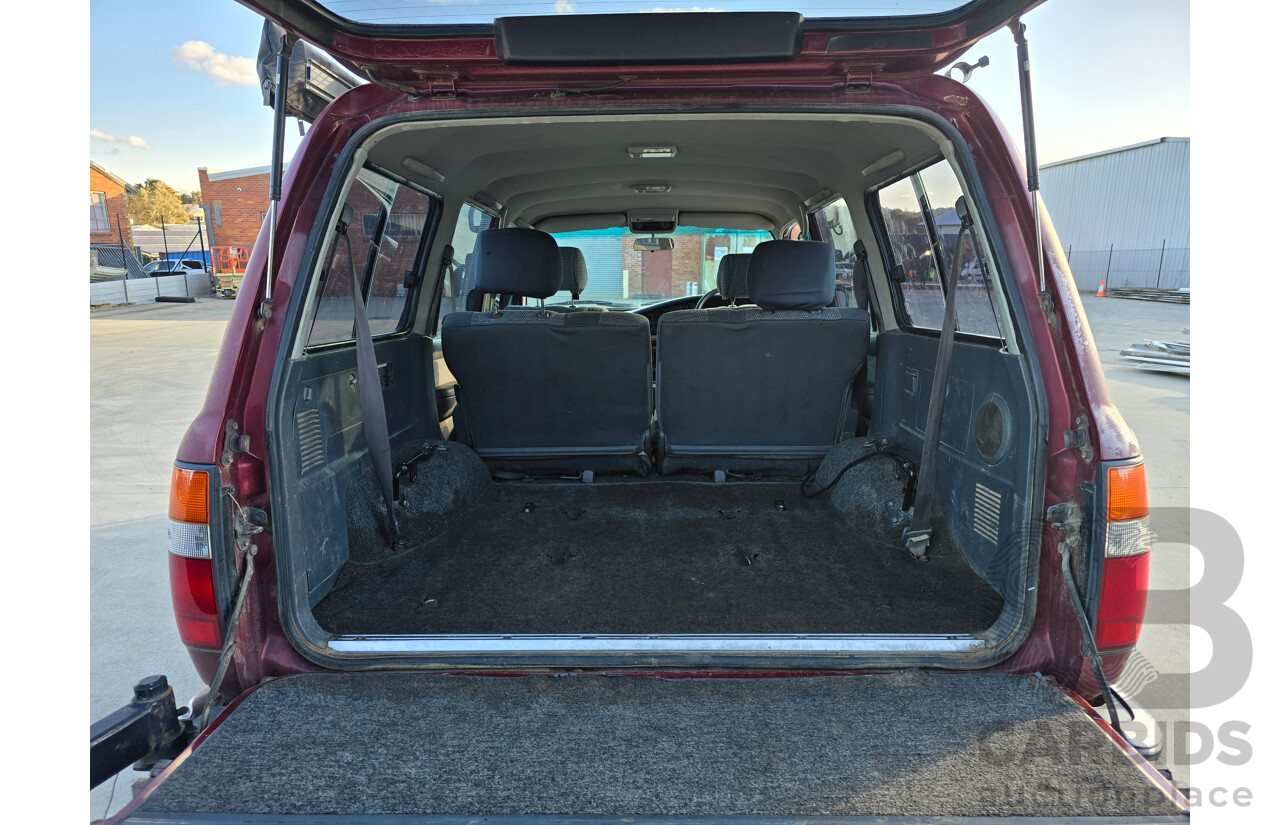 10/1994 Toyota Landcruiser GXL (4x4) FZJ80R 4d Wagon Red 4.5L