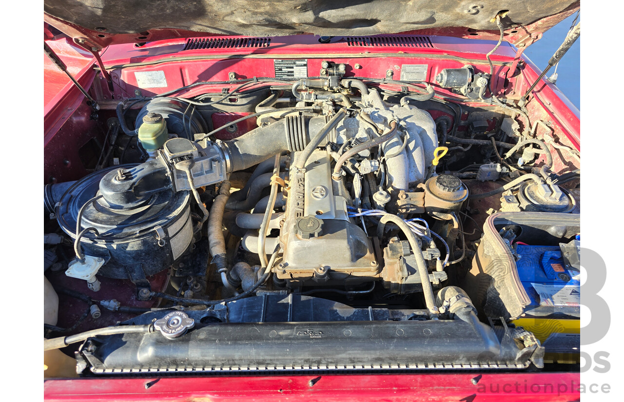 10/1994 Toyota Landcruiser GXL (4x4) FZJ80R 4d Wagon Red 4.5L