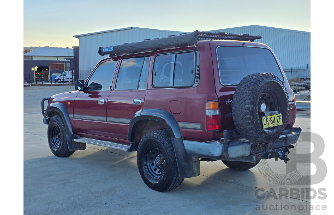 10/1994 Toyota Landcruiser GXL (4x4) FZJ80R 4d Wagon Red 4.5L