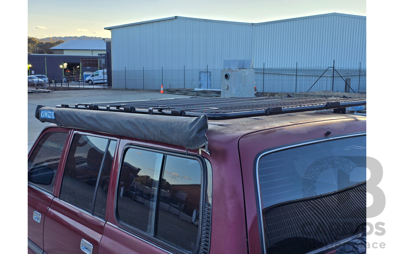 10/1994 Toyota Landcruiser GXL (4x4) FZJ80R 4d Wagon Red 4.5L