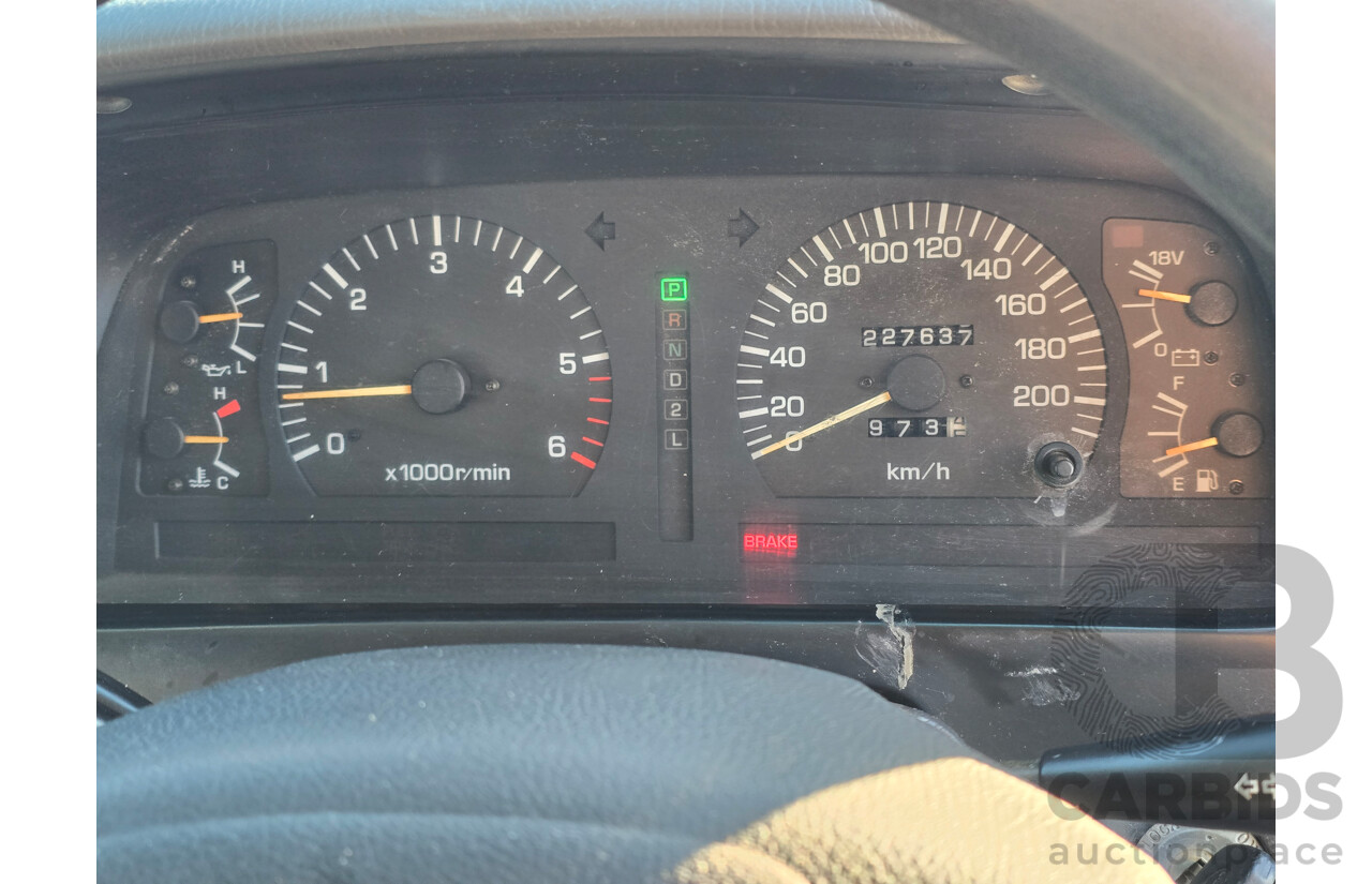 10/1994 Toyota Landcruiser GXL (4x4) FZJ80R 4d Wagon Red 4.5L