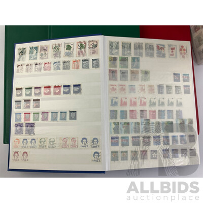 Collection of Vintage International Cancelled Stamps Including USA, Canada, Denmark, Russia, Jamaica, Paraguay and More