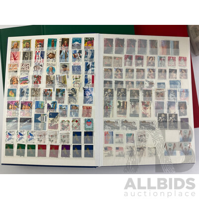 Collection of Vintage International Cancelled Stamps Including USA, Canada, Denmark, Russia, Jamaica, Paraguay and More