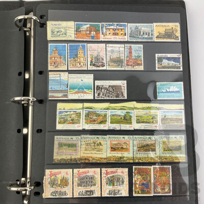 Albums of Australian Cancelled Stamps Including Predecimal, 1970's and 80's with 1980's First Day Covers