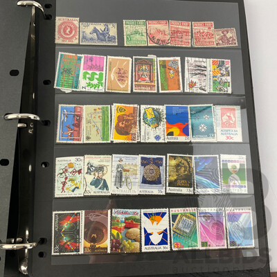 Albums of Australian Cancelled Stamps Including Predecimal, 1970's and 80's with 1980's First Day Covers