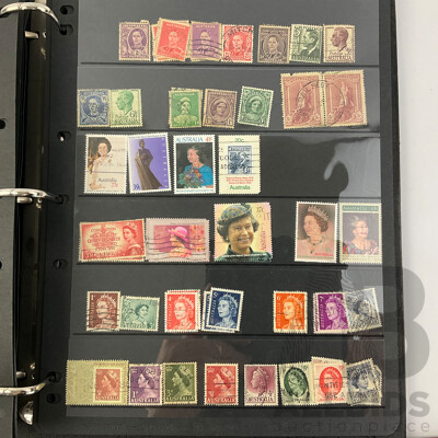 Albums of Australian Cancelled Stamps Including Predecimal, 1970's and 80's with 1980's First Day Covers