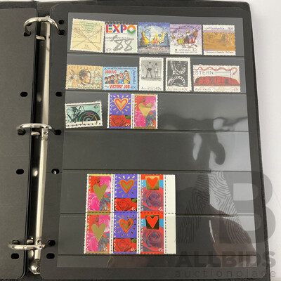 Albums of Australian Cancelled Stamps Including Predecimal, 1970's and 80's with 1980's First Day Covers