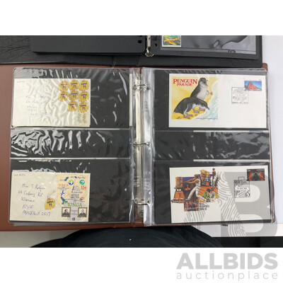 Albums of Australian Cancelled Stamps Including Predecimal, 1970's and 80's with 1980's First Day Covers