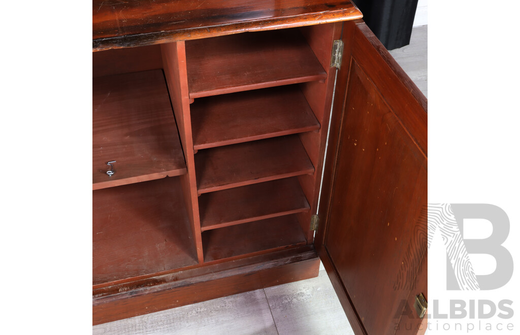 Victorian Cedar Two Piece Bookcase