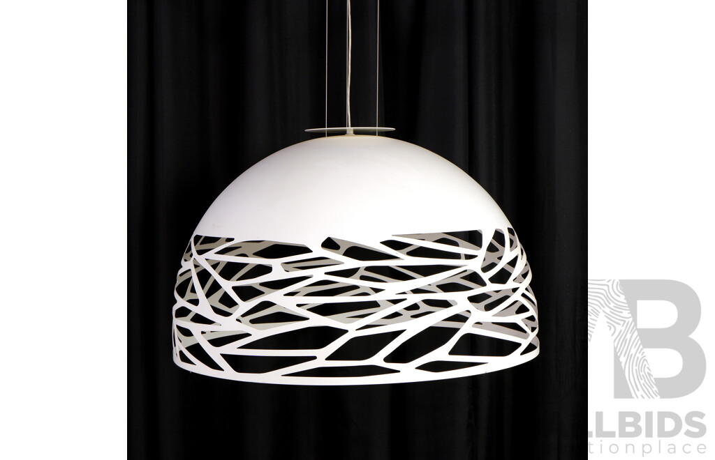 Kelly Dome Pendant Light Fitting with Diffuser by Lighterior