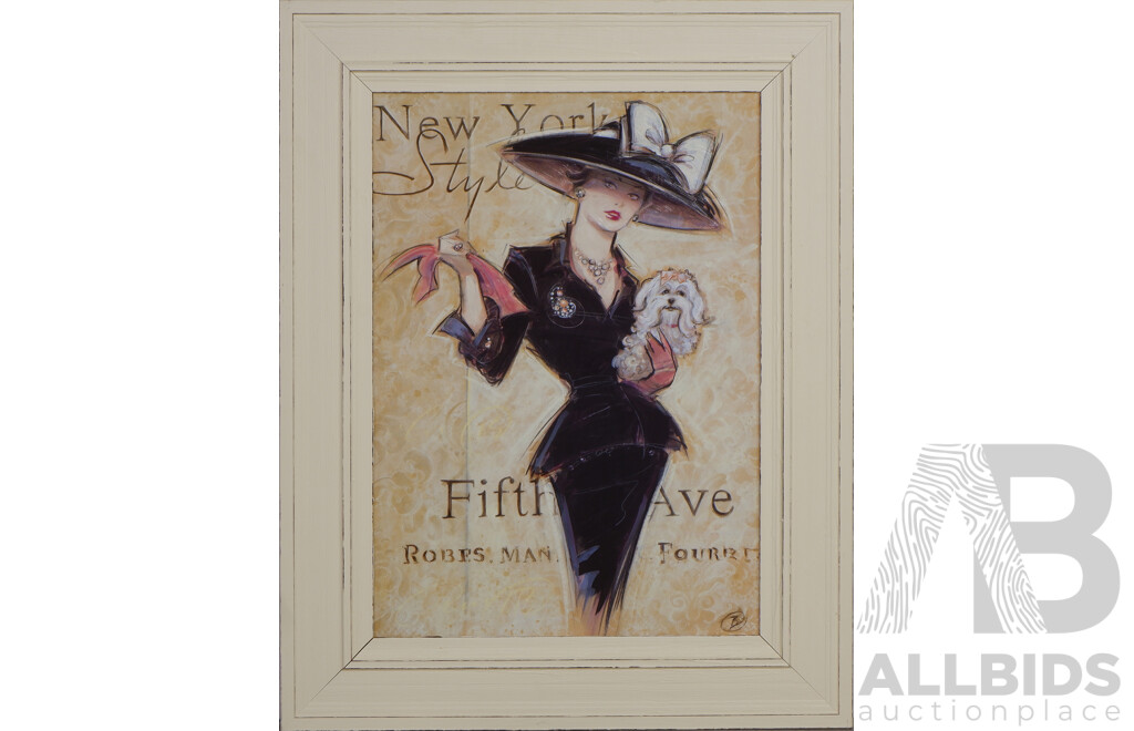 Pair of Modern Framed Artworks