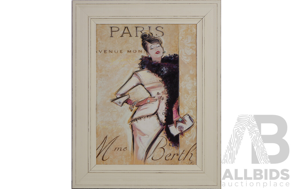 Pair of Modern Framed Artworks