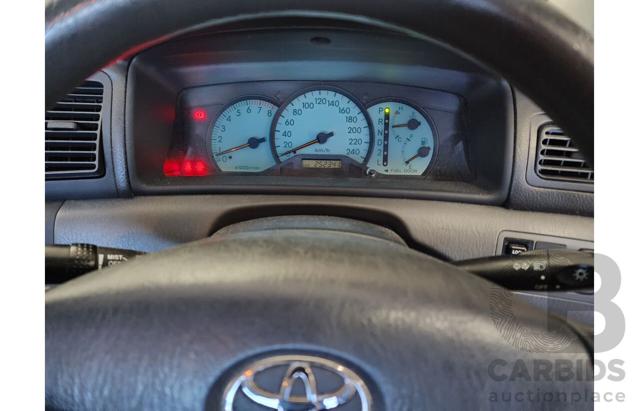 01/2006 Toyota Corolla ASCENT FWD ZZE122R 4D Sedan Silver 1.8L
