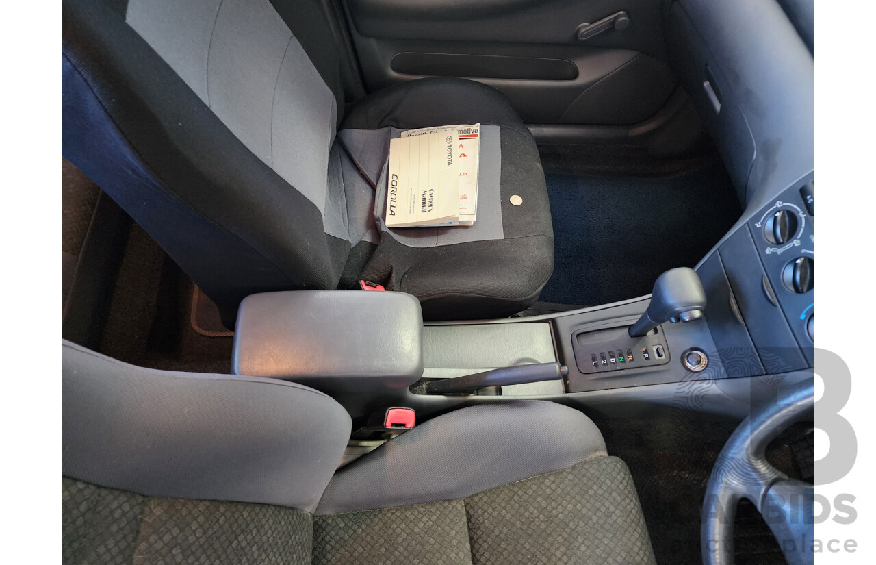 01/2006 Toyota Corolla ASCENT FWD ZZE122R 4D Sedan Silver 1.8L