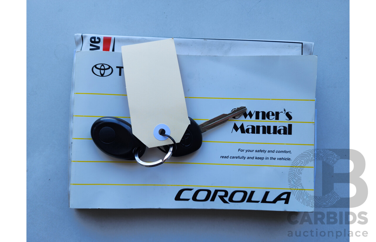 01/2006 Toyota Corolla ASCENT FWD ZZE122R 4D Sedan Silver 1.8L