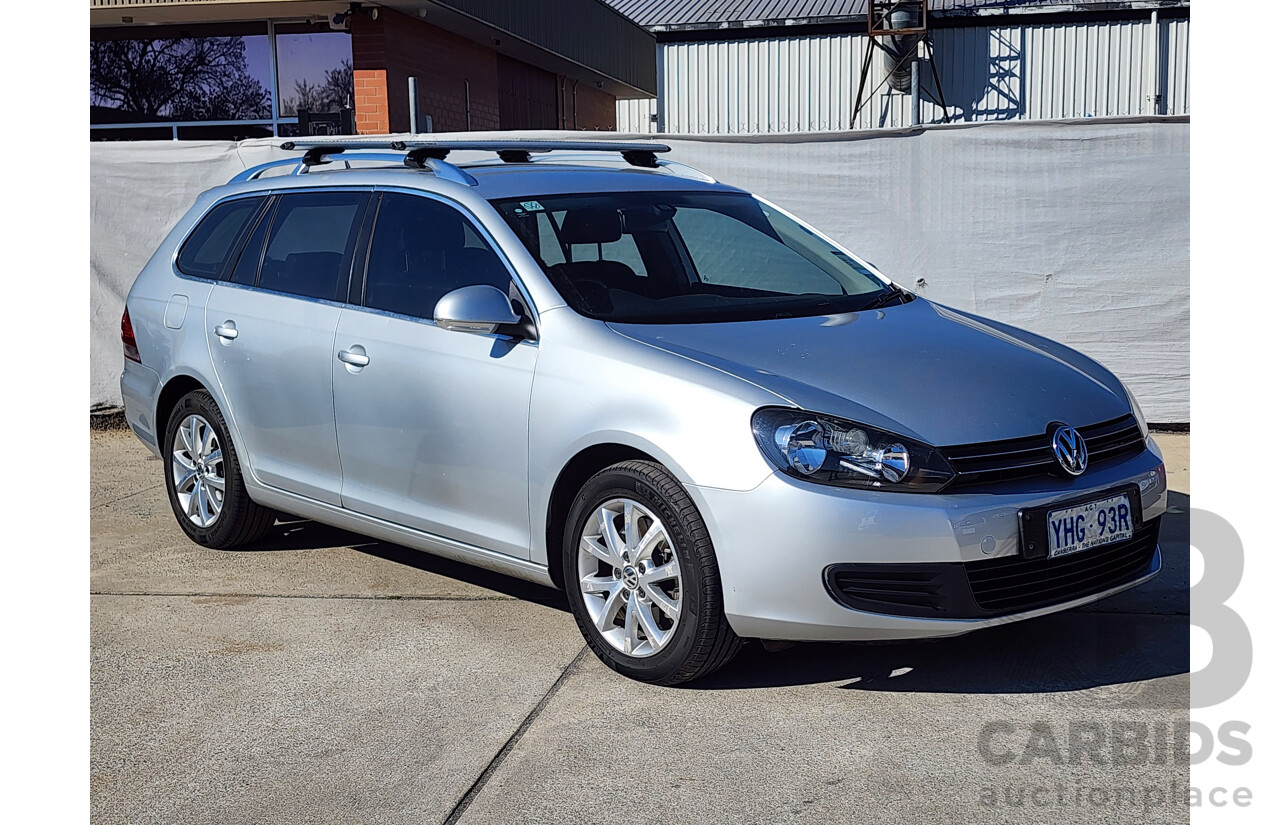 08/2010 Volkswagen Golf 103 TDI COMFORTLINE FWD 1K MY10 4D Wagon Silver 2.0L