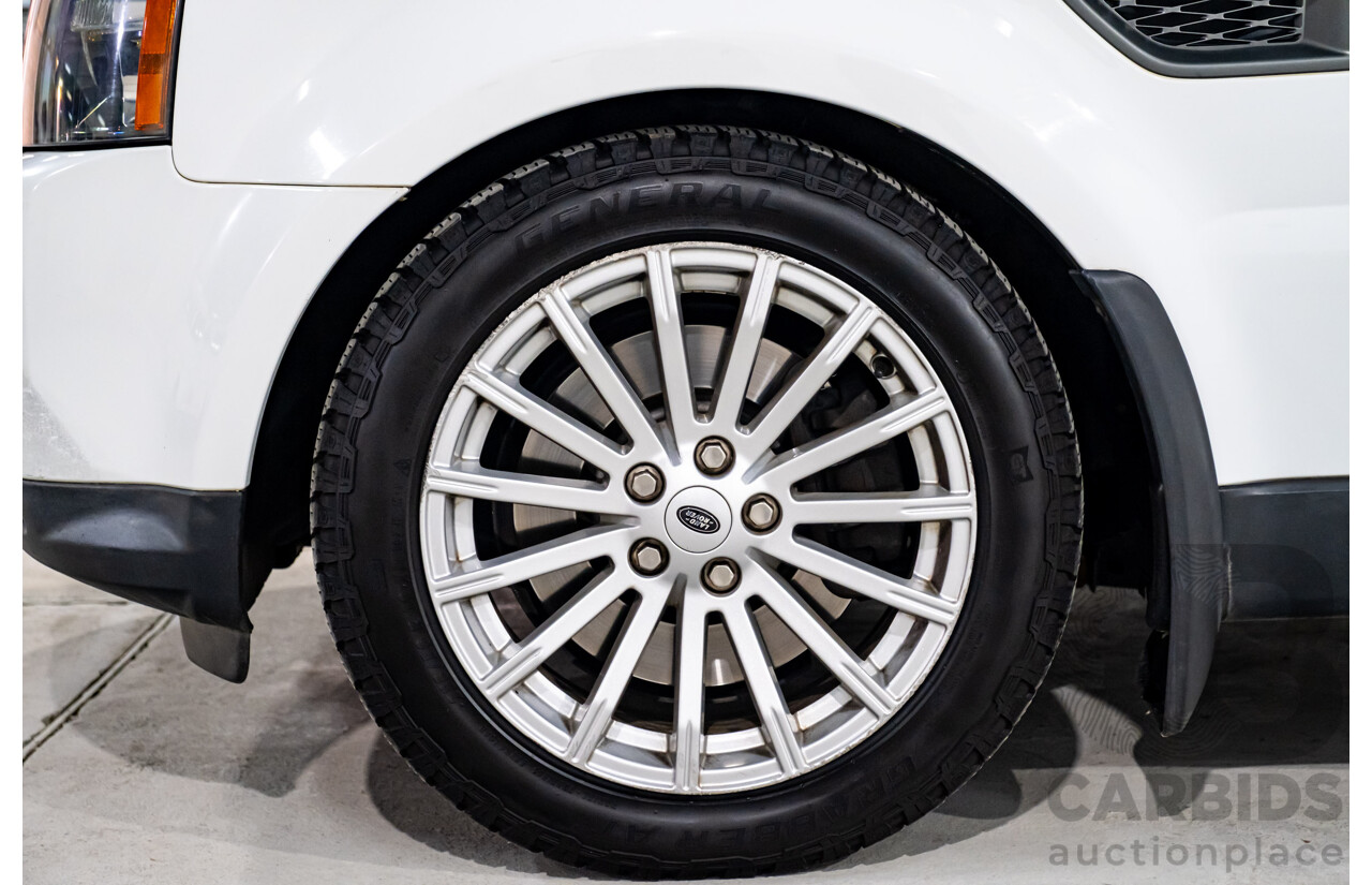 4/2011 Range Rover Range Rover Sport 3.0 TDV6 (4x4) MY11 4d Wagon Fuji White Turbo Diesel V6 3.0L