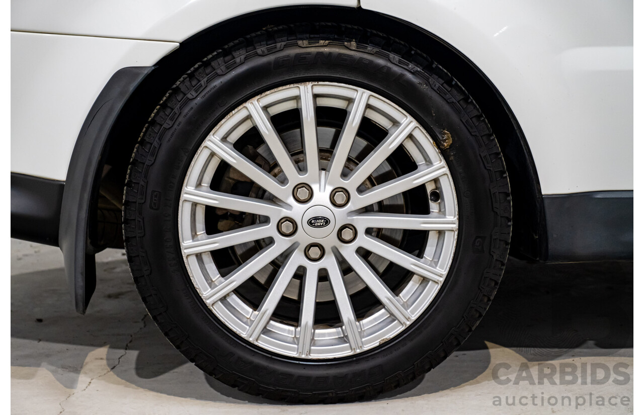 4/2011 Range Rover Range Rover Sport 3.0 TDV6 (4x4) MY11 4d Wagon Fuji White Turbo Diesel V6 3.0L