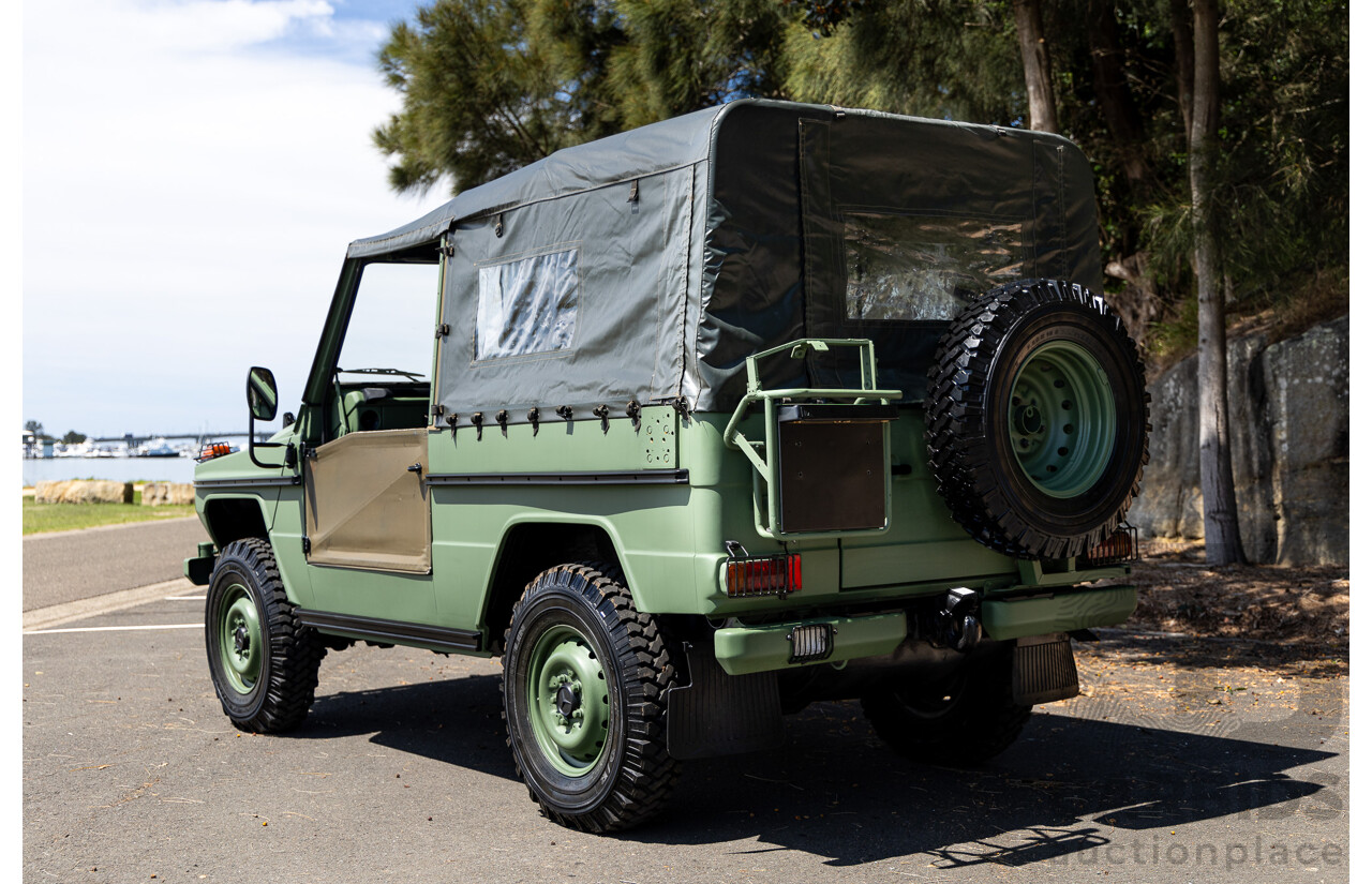 01/1990 Mercedes Benz 240GD Wolf (4x4) W461 3d SWB Open Body Olive Green Diesel 2.4L - Ex-Singapore Military