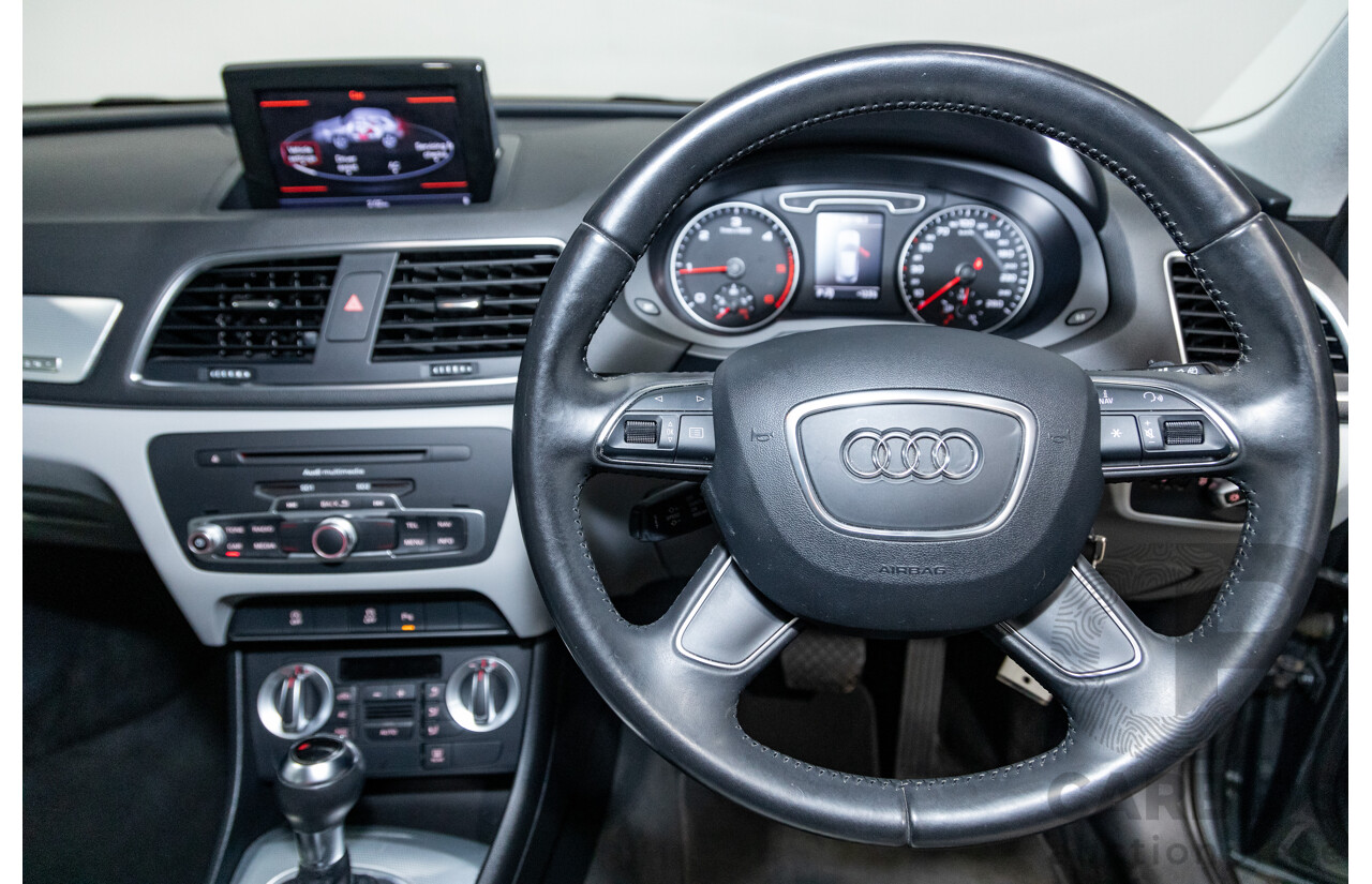 5/2012 Audi Q3 2.0 TDI Quattro (AWD) 8U 4d Wagon Monsoon Grey Metallic Turbo Diesel 2.0L